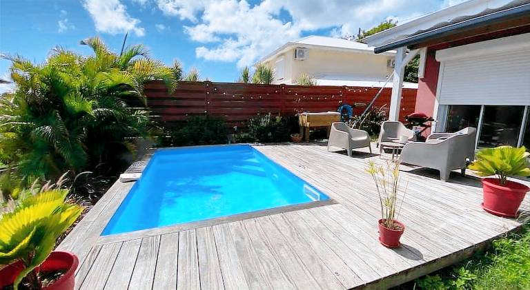 Fully equipped nice villa with private pool, patio & BBQ | Suitable for remote work | Pet-friendly in Le Gosier