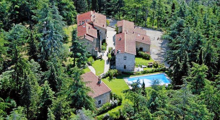 Apartment with pool, yard & barbeque | Dogs allowed in Gaiole in Chianti