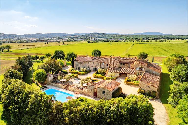 Villa mit Grill, privatem Pool und Garten | Poolblick
