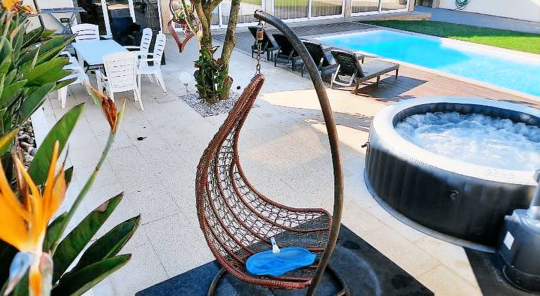 Fully equipped house with hot tub, BBQ & terrace | Suitable for remote work | Dogs allowed in Braga