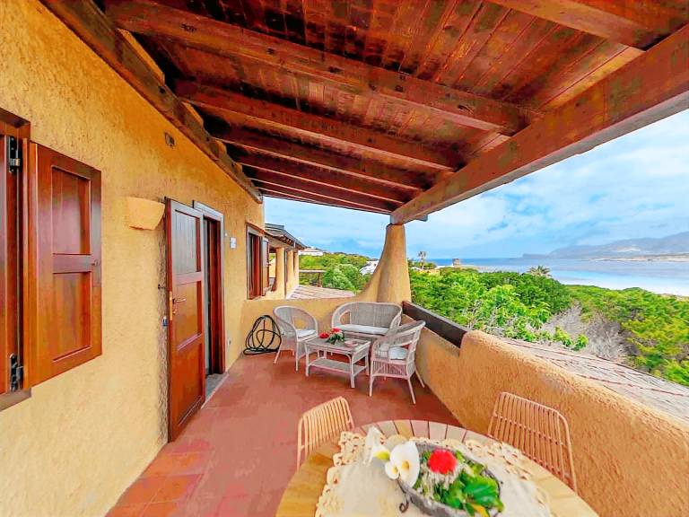 Rental apartment with yard & terrace | Nature view in Stintino