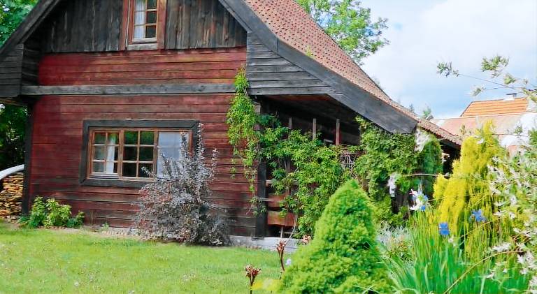 House with terrace, garden & barbeque in Gizycko
