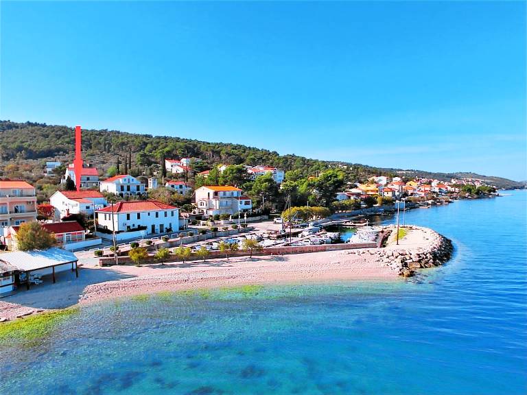 Ferienwohnung in Arbanija, Divulje, Kroatien f&uuml;r max. 7 Personen