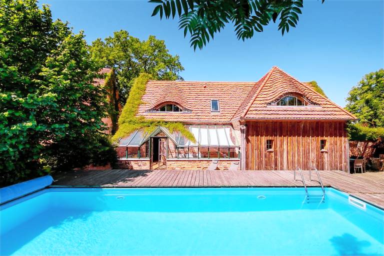 Ferienhaus mit Pool in Usedom, Ostsee f&uuml;r max. 8 Personen
