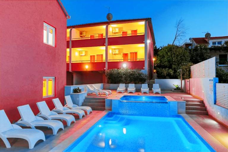 Ferienwohnung in Seget Vranjica, Vrsine, Kroatien f&uuml;r max. 4 Personen