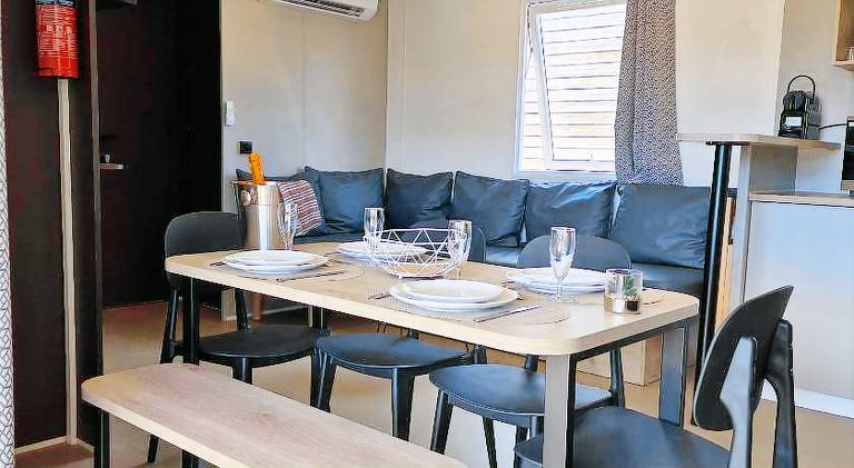 La Dolce Vita Mediterraneenne Mobil Home a 200m de la plage Parc Aquatique Camping 5 Etoiles Les Dun — photo 4
