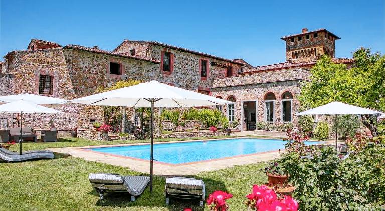 Villa with pool, terrace & garden in Impruneta