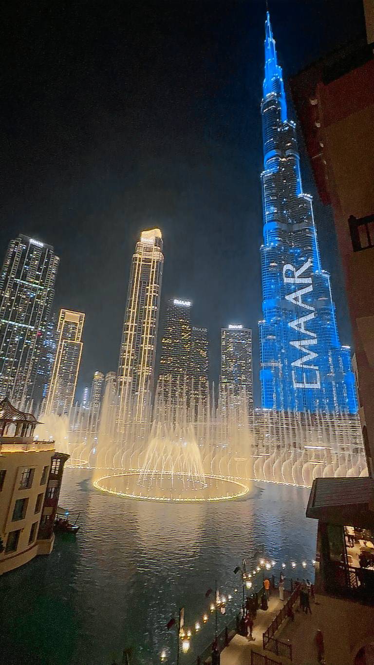 Family-oriented pleasant rental apartment with BBQ, sauna & hot tub | Near Burj Khalifa | Water view | Suitable for remote work | Pets allowed in Dubai
