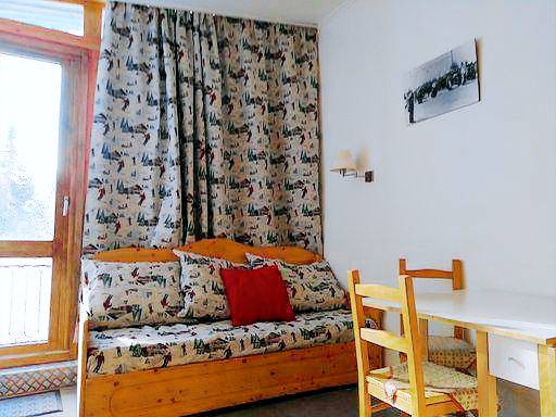 100m from resort center, 4th floor, view mountain, balcony, tv, 24m², Les Arcs — photo 5