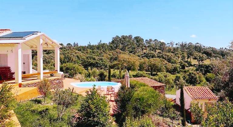 Farm with garden, private pool & barbeque in Sines