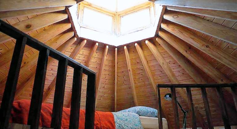 Tinyhouse Hexagonal in Organic Farm in Sintra