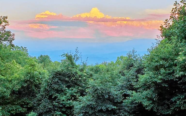 Cabin with patio, jacuzzi & BBQ | Mountain view — photo 2