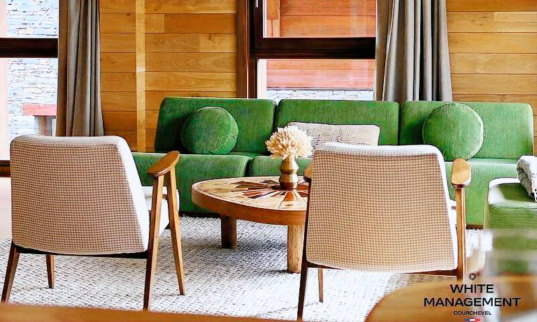 Ground floor, balcony, fireplace or stove, 114m², Courchevel — photo 5