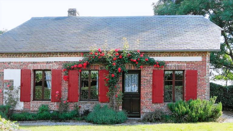 Ferienhaus mit Hund in Saint-Aubin-de-Bonneval für max. 2 Gäste
