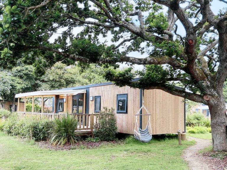 Mobilheim mit Hund in Plougasnou Bretagne f&uuml;r max. 4 Personen