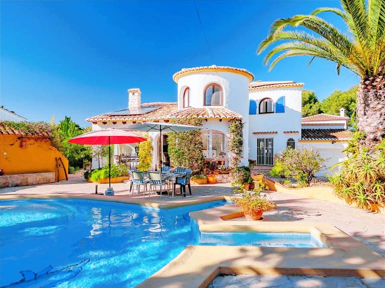 Ferienhaus mit Pool in Costa Nova, Costa Blanca f&uuml;r max. 4 Personen