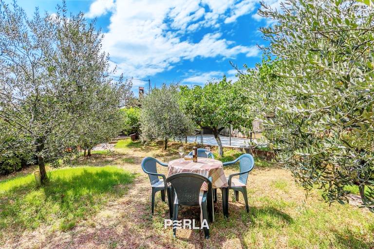 Apartment with BBQ, patio & yard in Pula