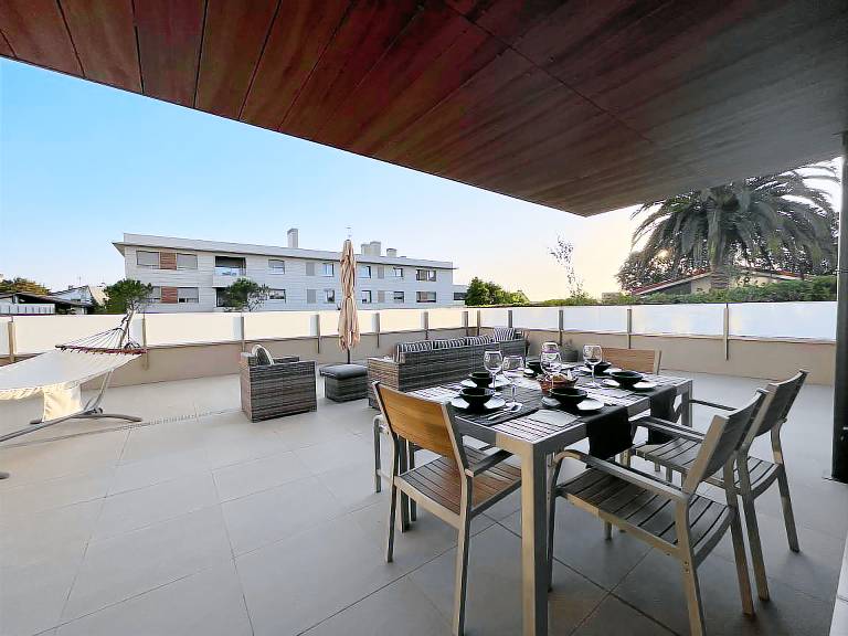 Ferienwohnung mit Pool in Moreaga, Atlantikküste Spanien f&uuml;r max. 4 Personen am Atlantik