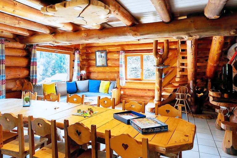 Superbe chalet rondins de 150 m² au cœur des Vosges, sauna, wifi, groupe, famille — photo 3