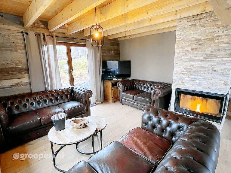 House with patio & barbeque in Houffalize
