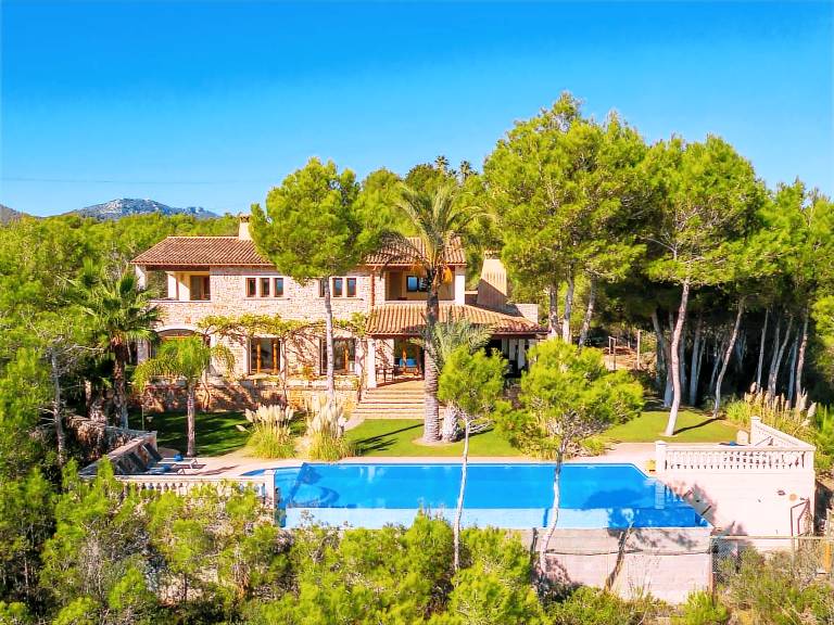 Ferienhaus in Portocolom, Cales de Mallorca f&uuml;r max. 8 Personen