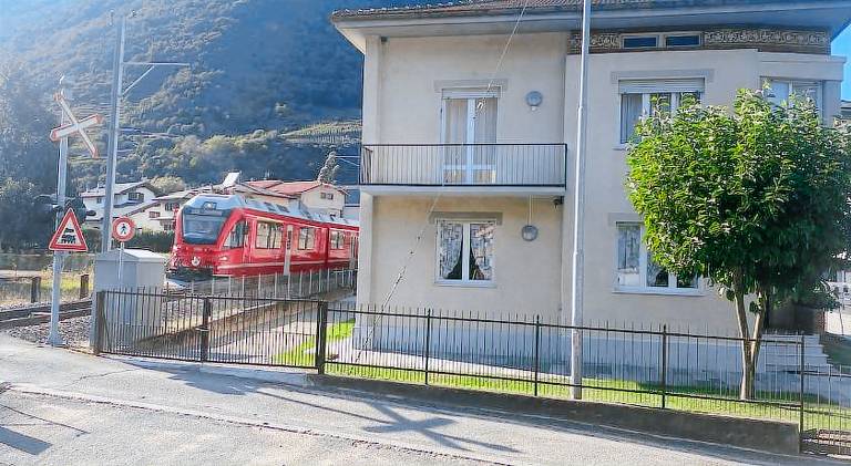 Rental apartment with yard in Tirano