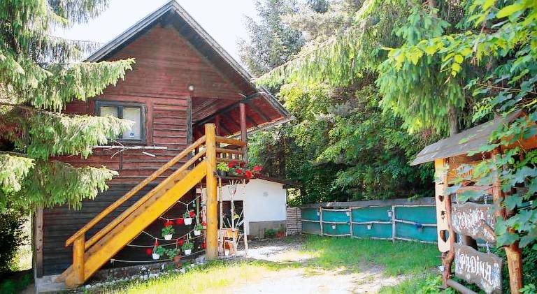 Lodge with patio & garden in Brasov
