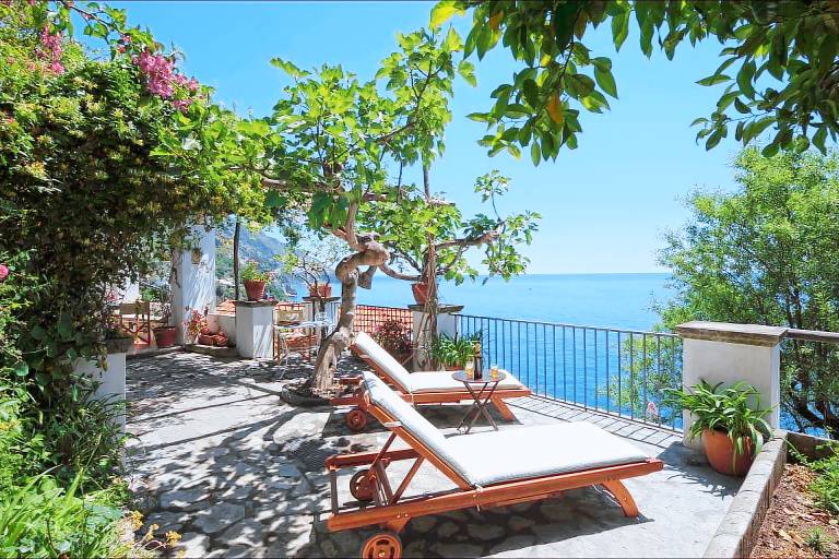  in Positano, Kampanien, Italien