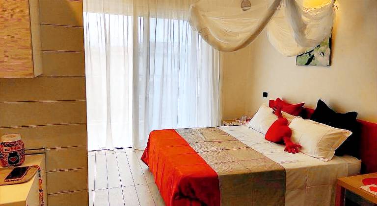 Rental apartment with patio in Rimini