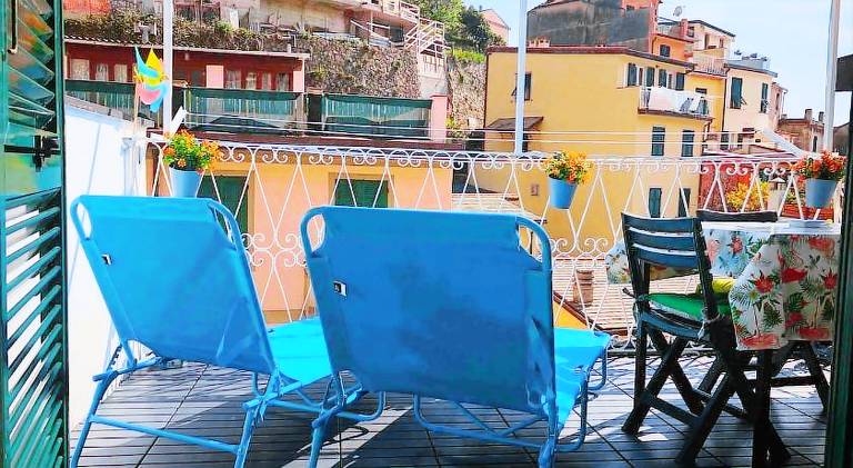 Holiday apartment with patio in Riomaggiore