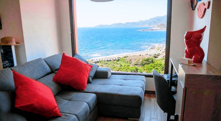 Villa with patio, garden & barbecue in Oristano
