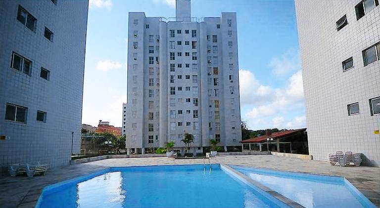 Nice holiday apartment with pool | Pet-friendly in Guarujá