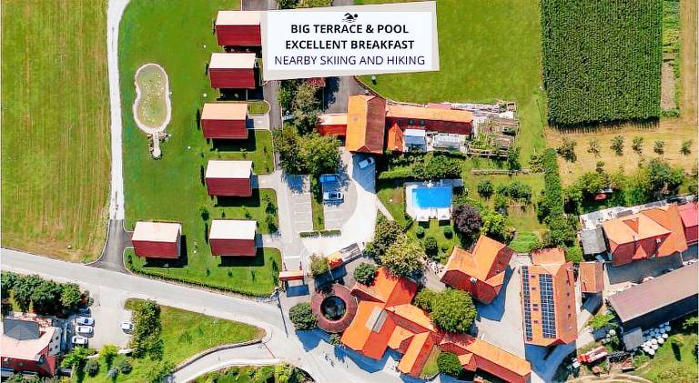Farm with barbeque, terrace & private pool in Lasko