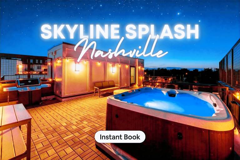 Rooftop Hot Tub Skyline Views near Broadway