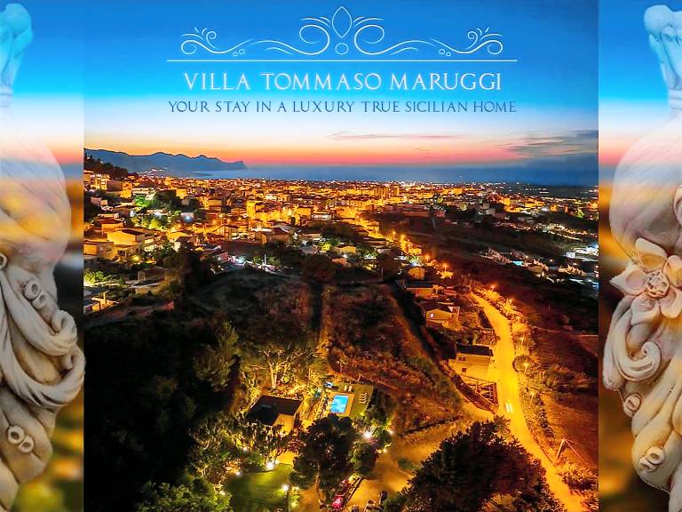House with yard, private pool & terrace | Mountain view in Alcamo