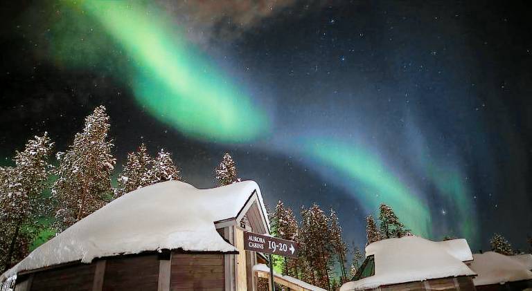 Northern Lights Village in Inari