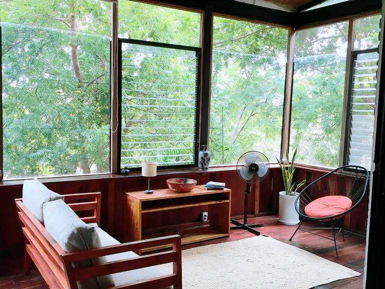 Double Bed, Queen size, small kitchen, terrace, wi-fi- air condition in Oaxaca