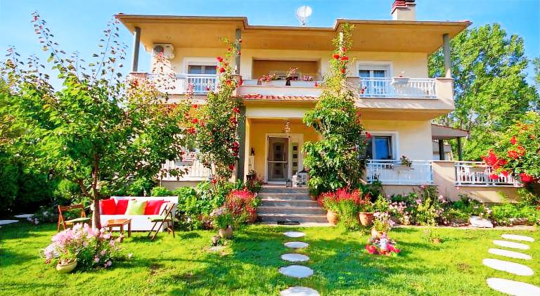 Villa with terrace, yard & BBQ | Suitable for remote work in Thasos