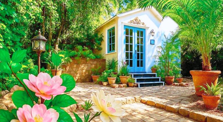 Enchanting Private Hollywood Hills Guest House with Tranquil Tree-Top Views, Magical Outdoor Living in West Hollywood, CA