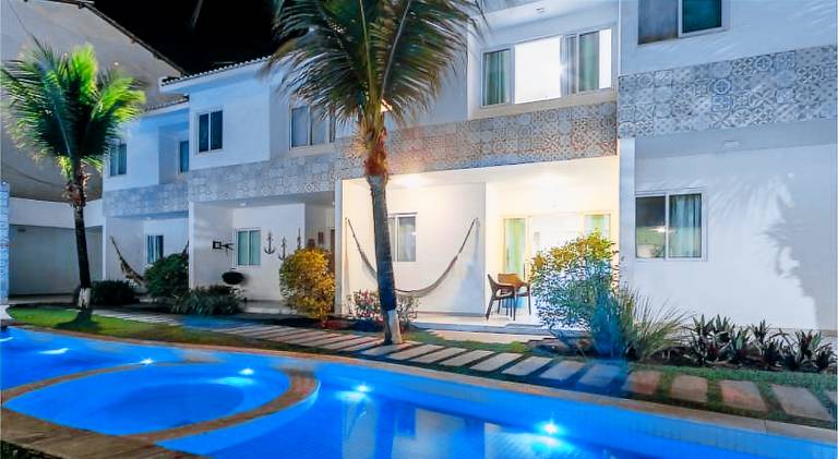 Vacation home with pool & jacuzzi | Next to the beach | Pet-friendly in Ipojuca