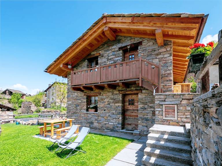 Ferienwohnung in Introd für max. 4 Personen