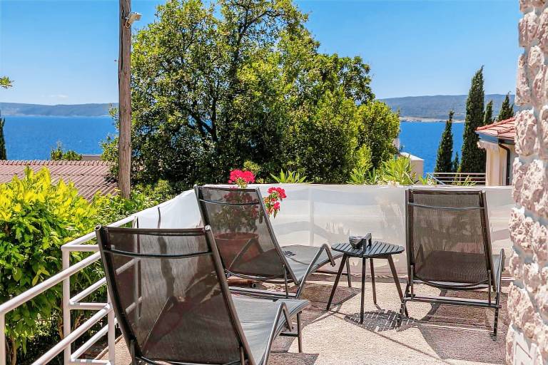 Fully equipped nice house with garden, grill & patio | Beach view | Suitable for remote work | Dogs allowed in Crikvenica