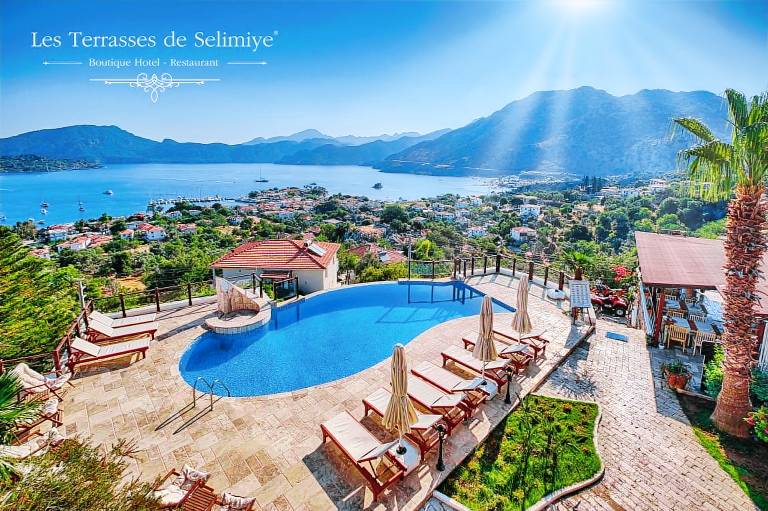 Serviced apartment with garden, BBQ & patio in Marmaris