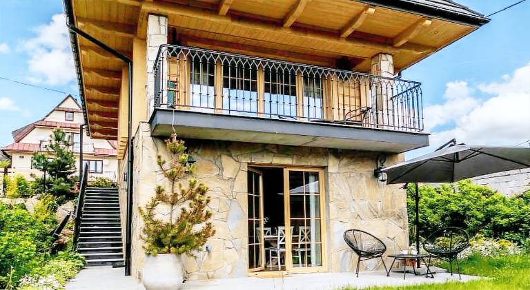 Rental apartment with terrace, barbeque & garden in Koscielisko