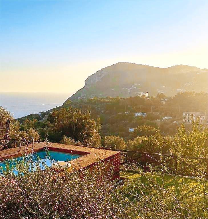 Mediterranean house with Amalfi Coast view in Sorrento