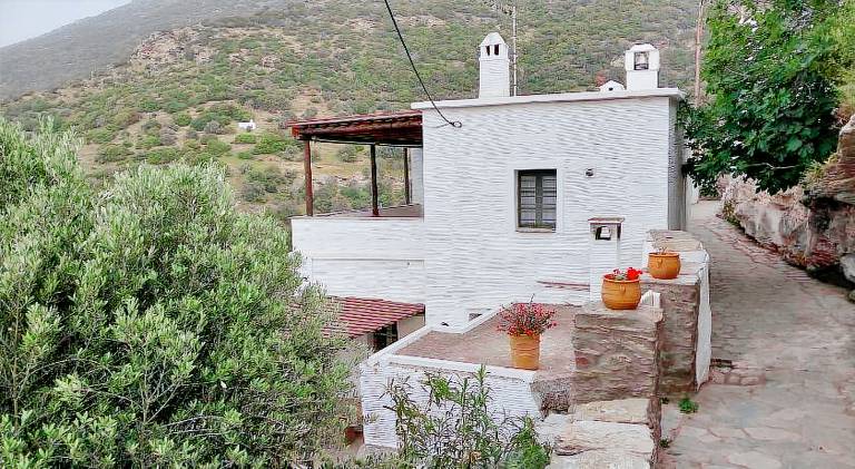 Vacation home with patio & garden | Pets are welcome in Andros