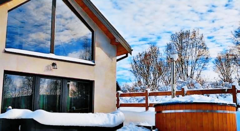 Domek w stylu alpejskim Stryszawa