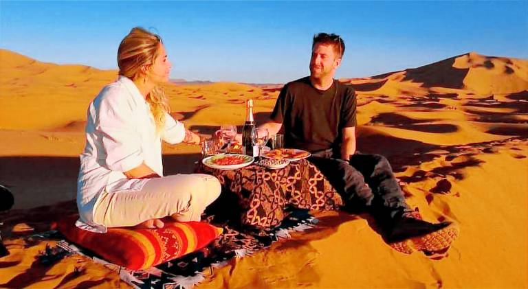 Merzouga luxe camp in Rissani