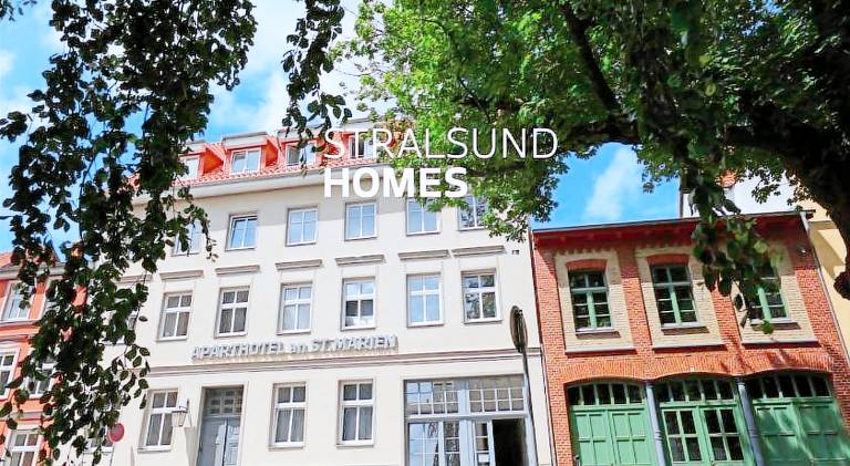 Serviced apartment with patio in Stralsund