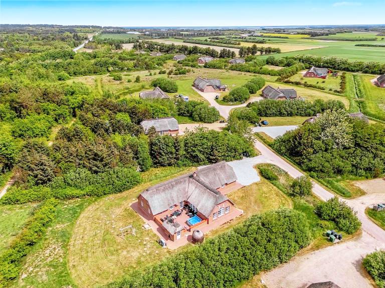 Ferienhaus mit Hund inUlfborg, Vester Husby  f&uuml;r max. 18 Personen